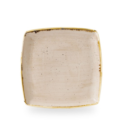 [508337] Bord diep 26.8cm x 26.8cm Stonecast Nutmeg Cream Churchill