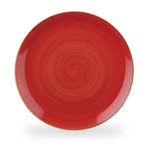 [508352] Bord coupe 32.4cm Stonecast Berry Red Churchill