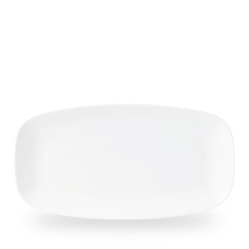 [508356] Schaal rechthoek 35.5cm x 18.9cm X squared white Churchill