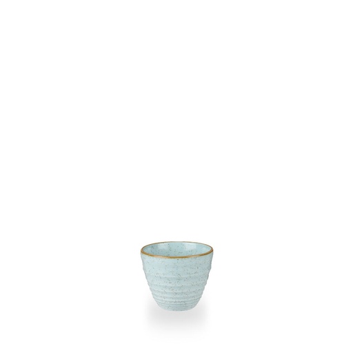 [508377] Kom 9.5cm h 8.3cm 28.0cl Stonecast duck egg ripple Churchill