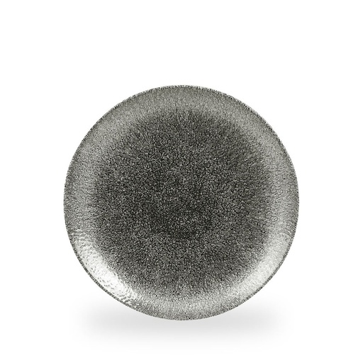 [508389] Bord coupe 26.0cm Studio Prints Raku Quartz Black Churchill