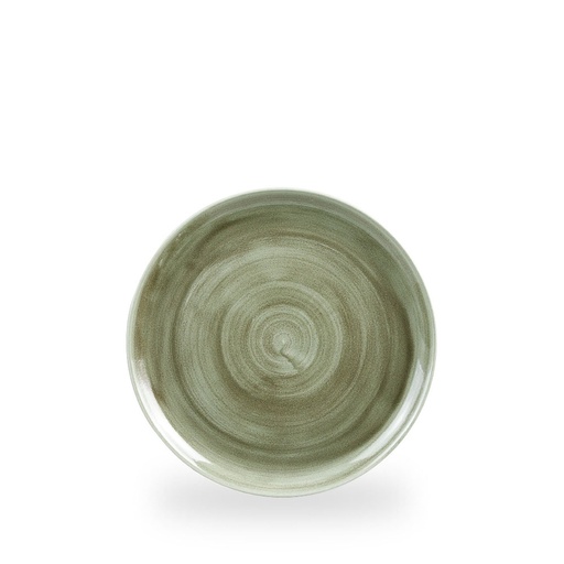 [508401] Bord coupe 21.7cm Stonecast Patina Burnished Green Churchill