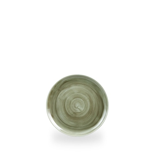 [508405] Bord coupe 16.5cm Stonecast Patina Burnished Green Churchill