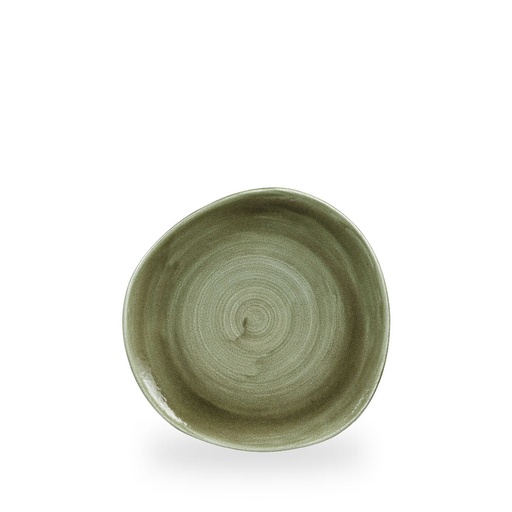 [508408] Bord plat 21.0cm Stonecast Patina Burnished Green Churchill