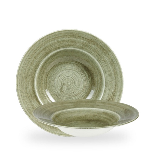 [508411] Bord diep 28.0cm 46.8cl Stonecast patina burnished green Churchill