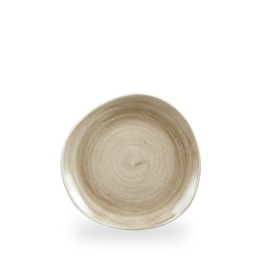 [508417] Bord plat 21.0cm Stonecast Patina Antique Taupe Churchill
