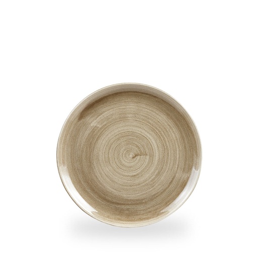 [508430] Bord coupe 21.7cm Stonecast Patina Antique Taupe Churchill