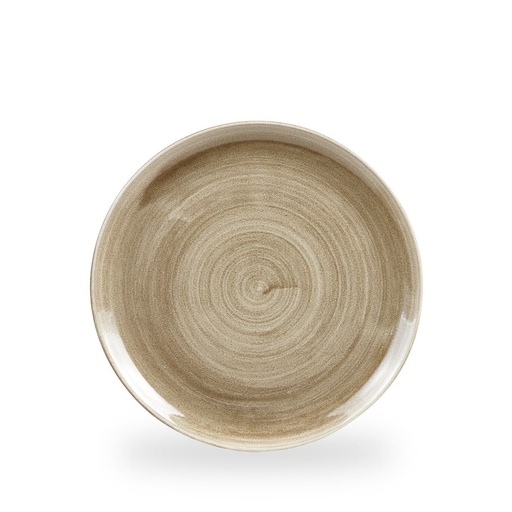 [508431] Bord coupe 26.0cm Stonecast Patina Antique Taupe Churchill