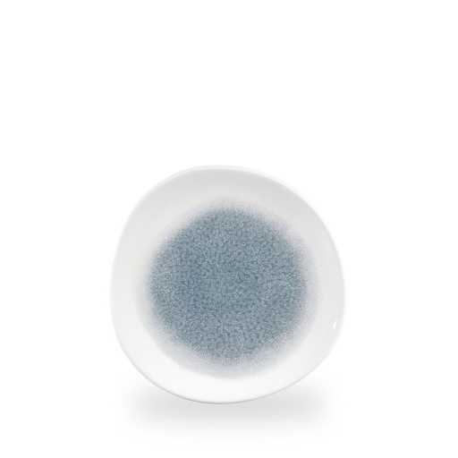 [508454] Bord plat 21.0cm Raku topaz blue Churchill