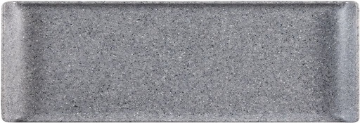 [508459] Schaal rechthoek 55.3cm x 15.2cm Melamine Trays Granite Plastic Churchill