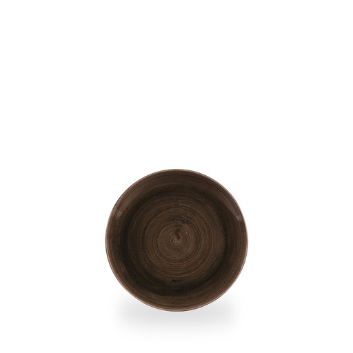 [508473] Bord coupe 16.5cm Stonecast Patina iron black Churchill