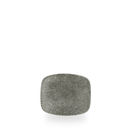 [508545] Schaal rechthoek 15.4cm x 12.6cm Studio prints Raku quartz black Churchill