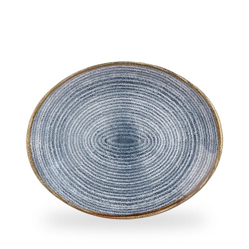 [508549] Bord coupe 31.7cm x 25.5cm Studio prints slate blue Churchill