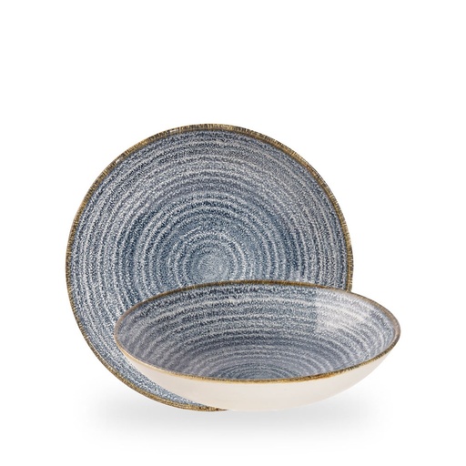[508552] Bord coupe diep 24.8cm 113.6cl Studio Prints Slate Blue Churchill