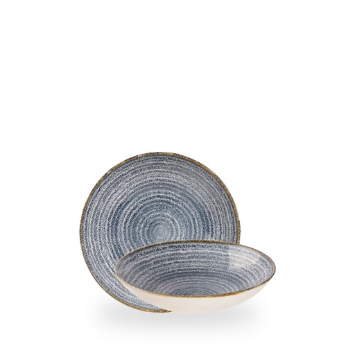 [508553] Bord coupe diep 18.2cm 42.6cl Studio prints slate blue Churchill