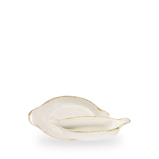 [508577] Schaal ovaal 20.5cm x 11.3cm 25.5cl Stonecast barley white Churchill