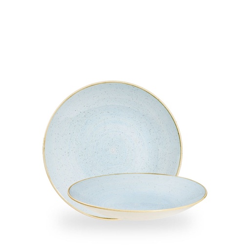 [508590] Bord coupe diep 22.5cm h 2.7cm Stonecast Duck Egg Churchill