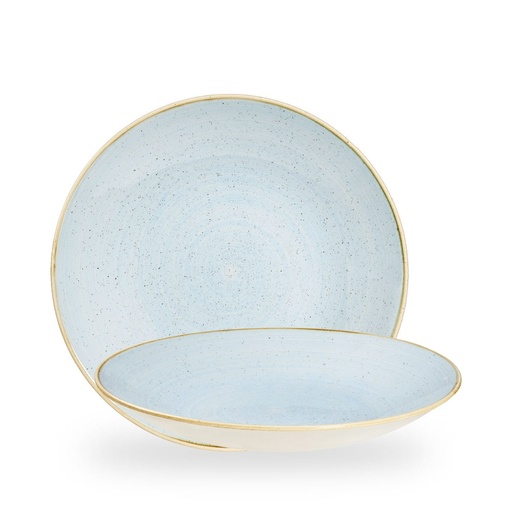 [508592] Bord coupe diep 28.1cm h 3.7cm Stonecast duck egg Churchill