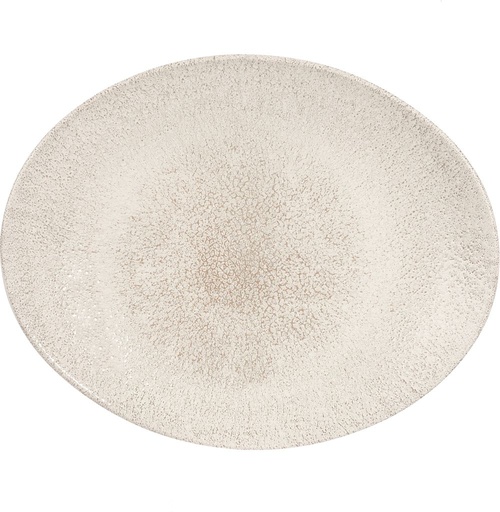 [508596] Bord coupe 27.0cm x 22.9cm Raku Agate Grey Churchill