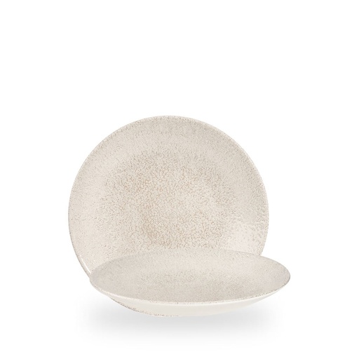 [508598] Bord coupe diep 22.5cm Raku agate grey Churchill