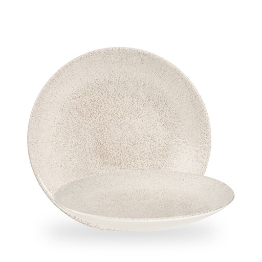 [508600] Bord coupe diep 28.1cm h 3.7cm Studio Prints Raku Agate Grey Churchill