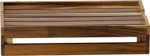 [508616] Schaal 44.5cm x 25.8cm h 9.4cm Rustic acacia Wood Churchill