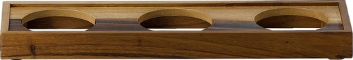 [508618] Schaal 44.5cm x 13.0cm h 3.9cm Rustic Acacia Wood Churchill