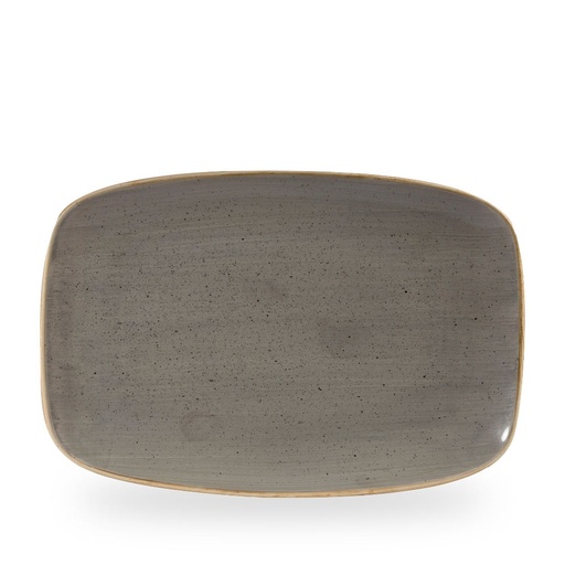 [508632] Schaal rechthoek 34.4cm x 23.4cm Stonecast Grey Churchill