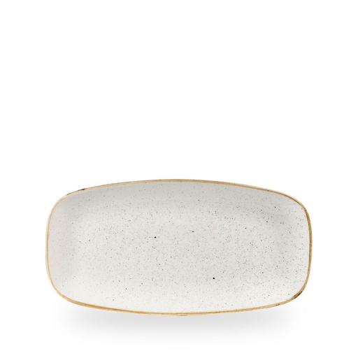 [508648] Schaal rechthoek 29.8cm x 15.3cm Stonecast Barley White Churchill