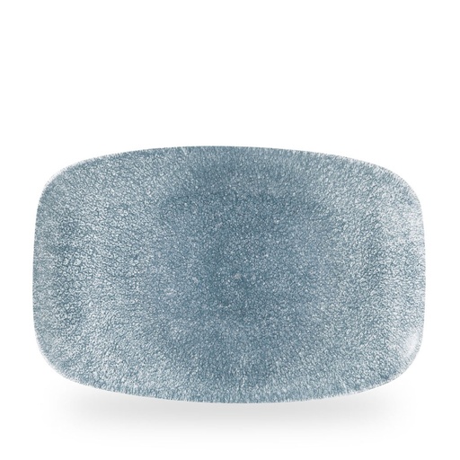 [508665] Schaal rechthoek 34.4cm x 23.4cm Studio Prints Raku Topaz Blue Churchill