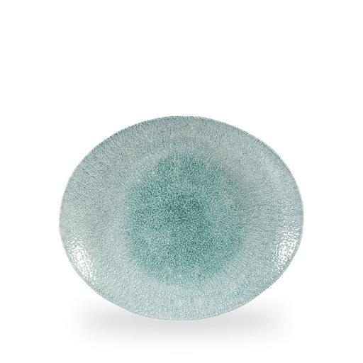 [508672] Bord coupe 27.0cm x 22.9cm Studio Prints Raku Jade Green Churchill