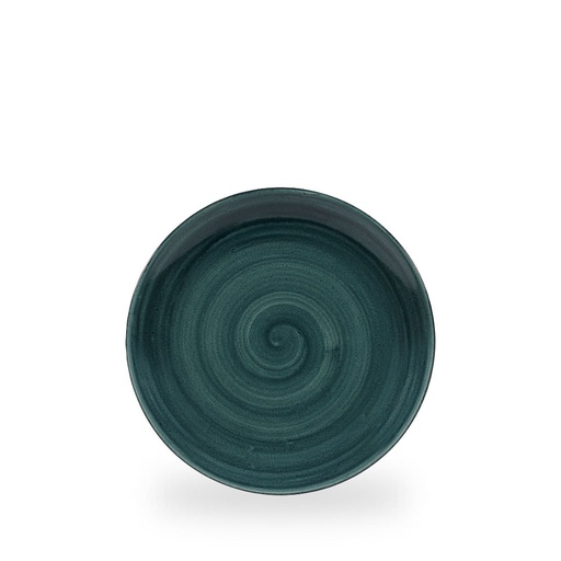 [508708] Bord coupe 21.7cm Stonecast patina rustic teal Churchill