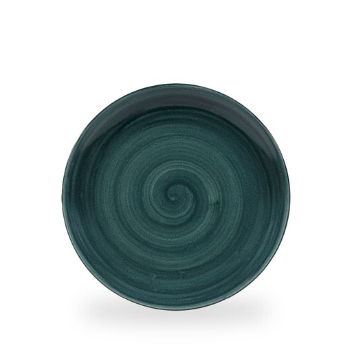 [508709] Bord coupe 26.0cm Stonecast Patina Rustic Teal Churchill