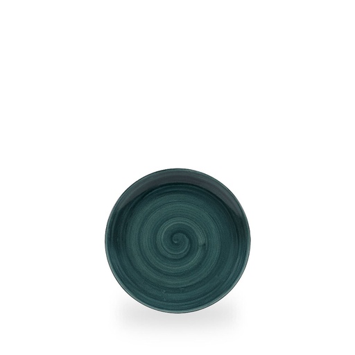 [508711] Bord coupe 16.5cm Stonecast Patina Rustic Teal Churchill