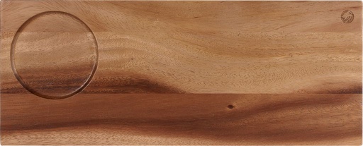 [508712] Schaal rechthoek 40.0cm x 16.5cm Rustic Acacia Wood Churchill