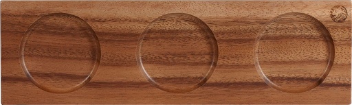 [508713] Schaal rechthoek 30.0cm x 9.0cm Rustic acacia Wood Churchill