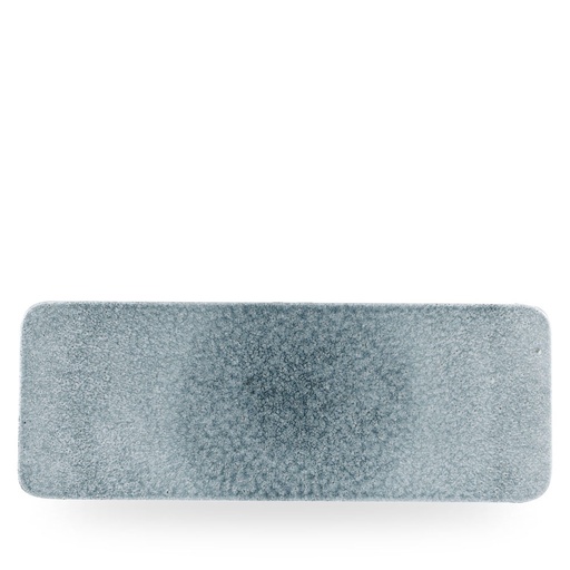 [508793] Schaal rechthoek 37.6cm x 14.0cm Studio Prints Raku Topaz Blue Churchill