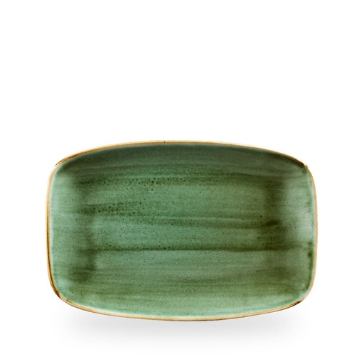 [508802] Bord plat 30.0cm x 19.9cm Stonecast Samphire Green Churchill