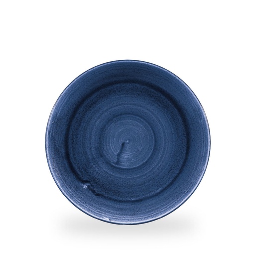 [508811] Bord coupe 26.0cm Stonecast Patina Cobalt Blue Churchill