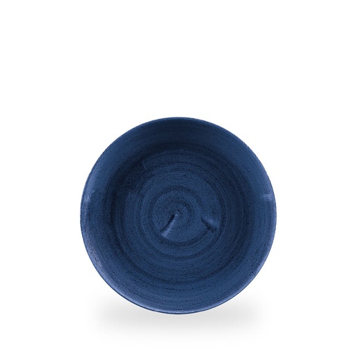 [508812] Bord coupe 21.7cm Stonecast patina cobalt blue Churchill