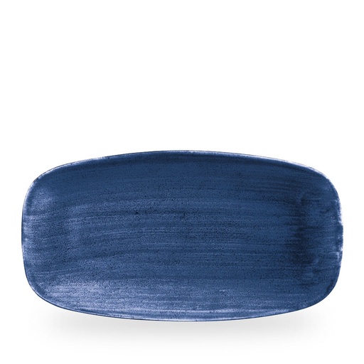 [508818] Schaal rechthoek 35.5cm x 18.9cm Stonecast Patina Cobalt Blue Churchill