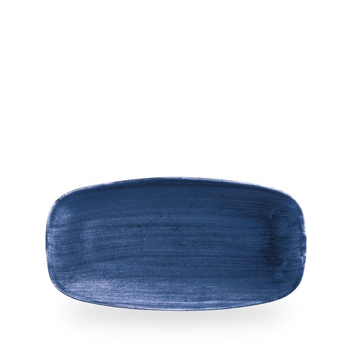 [508819] Schaal rechthoek 29.8cm x 15.3cm Stonecast Patina Cobalt Blue Churchill