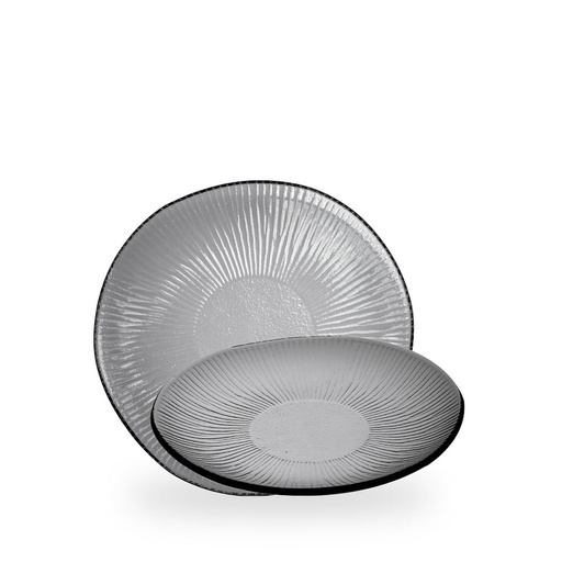 [508823] Bord plat 22.5cm Bamboo glass bamboo organic glass Churchill