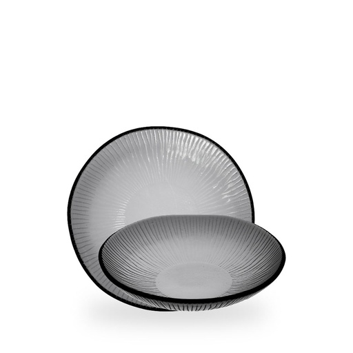 [508825] Kom 21.0cm 60.0cl Bamboo Glass Bamboo Organic Glass Churchill