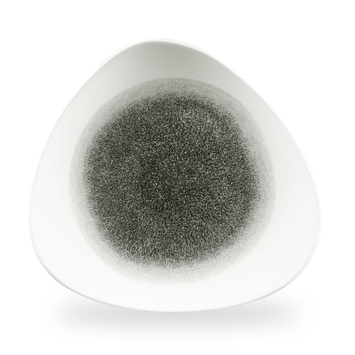 [508837] Bord plat 31.1cm Studio Prints Raku Quartz Black Churchill