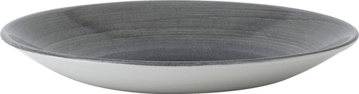 [508860] Bord coupe diep 25.5cm h 3.5cm Stonecast aqueous stonecast aqueous fjord Churchill