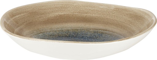 [508875] Bord diep 25.3cm 110.0cl Stonecast Aqueous Bayou Churchill
