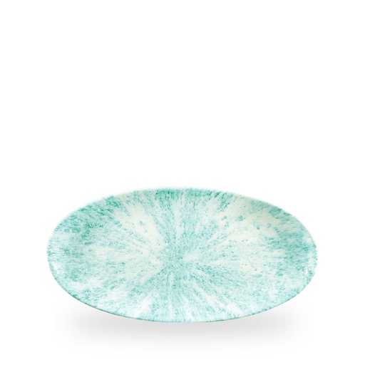 [508879] Schaal ovaal 29.9cm x 15.0cm Studio Prints Stone Aquamarine Churchill