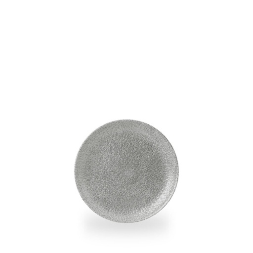 [508894] Bord coupe 16.5cm Raku Jasper Grey Churchill
