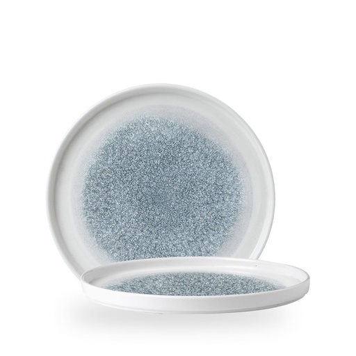 [508900] Bord plat 26.0cm h 2.0cm Studio Prints Raku Topaz Blue Churchill
